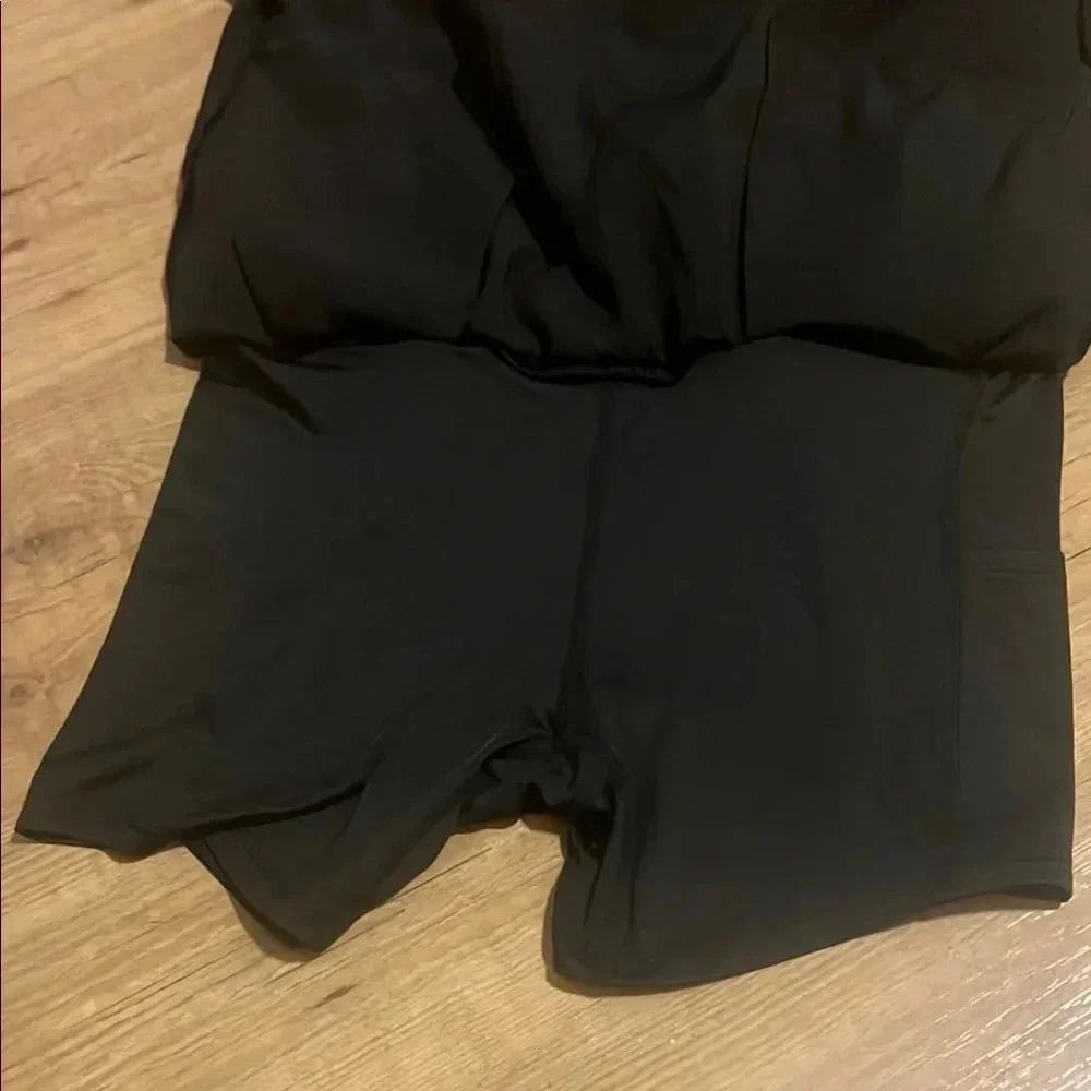 RBX Black Sport Skirt With Attached Shorts Size Small Tennis Skort Gym - Picture 2 of 8